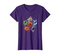 Magic: The Gathering Mana Symbols Epic Poster Camiseta, Mujer, Morado, M