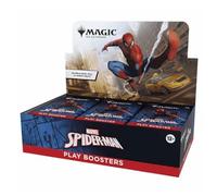 Magic: The Gathering - Marvel Spider-Man Play Booster Display (DE) | 30 paquetes de refuerzo con tarjetas del verso de Spider | Versión alemana + protección de envío HeartGlobal