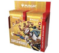 Magic: The Gathering Marvel Super Heroes Collector Booster Box | 12 Paquetes | Juego de Cartas coleccionables coleccionables