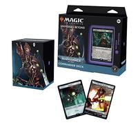 Magic: The Gathering-Más allá del Multiverso: Warhammer 40,000 Mazo de Commander, Dinastías Necronas (Versión en Inglés), Multicolor (Wizards of The Coast D0787000)