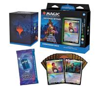 Magic The Gathering Mazo de Commander de Doctor Who, Blast from The Past (mazo de 100 Cartas, sobre de coleccionista con 2 Cartas de Muestra + Accesorios) (Versión en Inglés)