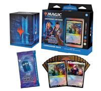 Magic The Gathering Mazo de Commander de Doctor Who, Timey-Wimey (mazo de 100 Cartas, sobre de coleccionista con 2 Cartas de Muestra + Accesorios) (Versión en Inglés)