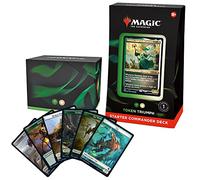 Magic The Gathering Mazo Inicial de Commander, de - Triunfo de Las fichas (Verde-Blanco) - Versión en Inglés, D11840000, 13+ años