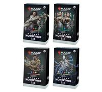 MAGIC THE GATHERING: MODERN Horizons 3: COMMANDER DECK DISPLAY - INCLUDES: Graveyard Overdrive, Tricky Terrain, Creative Energy, and Eldrazi Incursion