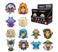 Magic: The Gathering Mystery Pins CDU - Juego de 12 insignias coleccionables con licencia oficial, metal esmaltado duro e incluye exclusivo Fblthp dorado