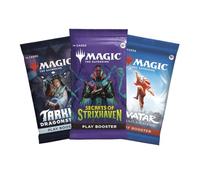 Magic The Gathering Play Booster Set - 3 paquetes de refuerzo MTG aleatorios diferentes para coleccionar, abrir y jugar