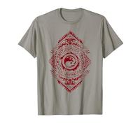 Magic: The Gathering Red Mountain Mana Camiseta, Hombre, Pizarra, M