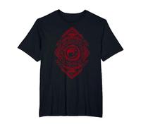 Magic: The Gathering Red Mountain Mana Camiseta, Hombre Tallas Grandes, Negro, 2X Alto