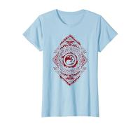 Magic: The Gathering Red Mountain Mana Camiseta, Mujer, Azul Bebé, 3XL