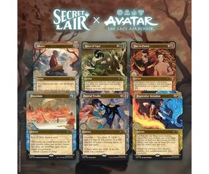 Magic the Gathering Secret Lair x Avatar: The Last Airbender - One with The Elements (papel de aluminio)