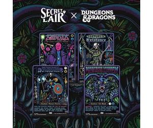 Magic: The Gathering Secret Lair x Dungeons & Dragons: Black Lights & Dark Dungeons Edición sin papel de aluminio