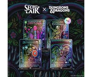Magic: The Gathering Secret Lair x Dungeons & Dragons: Black Lights & Dark Dungeons Foil Edition
