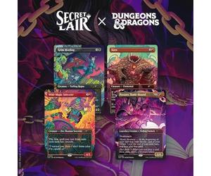 Magic: The Gathering Secret Lair x Dungeons & Dragons: Shadows Over Baldur's Gate Edición sin papel de aluminio