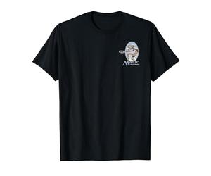 Magic The Gathering Tempest Pocket Logo Camiseta, Hombre, Negro, L
