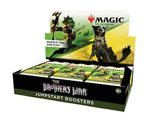 Magic The Gathering The Brothers’ War Jumpstart Booster Box, 18 Packs (Versión en Inglés)