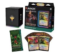 Magic: The Gathering The Lord of the Rings: Tales of Middle-earth Commander Deck - The Hosts of Mordor (100-Card Deck, 2-Card Collector Booster Sample Pack + Accessories) (Versión en Inglés)