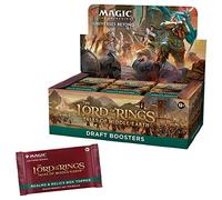 Magic: The Gathering The Lord of The Rings: Tales of Middle-Earth Draft Booster Box - 36 Packs + 1 Box Topper Card