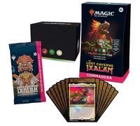 Magic: The Gathering The Lost Caverns of Ixalan Commander Deck - Veloci-ramp-tor (100-Card Deck, 2-Card Collector Booster Sample Pack + Accessories), D24080000