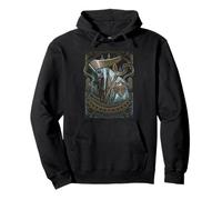 Magic: The Gathering Zombie Cleric Distressed Poster Sudadera con Capucha