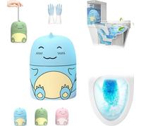 Magic Toilet Cleaning Bottle, 2025 New Toilet Tank Cleaner, Long-Lasting, No-Touch Rope Design, Ocean, Jasmine & Peach Scents, 3 meses de uso (1, Bule)