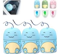 Magic Toilet Cleaning Bottle,Automatic Bathroom Tank Cleaner,Long Lasting Bathroom Toilet Tank Cleaner with Ocean,Jasmine,and Peach Scent