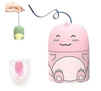 Magic Toilet Cleaning Bottle, Cute Dinosaur-Shaped Bathroom ToiletsTank Cleaner, ToiletCleaner & Toilets Deodorizer Wonder, 3 Fragrances, Easy to Use Leaving Looking Fresh (Pink Peach)