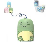 Magic Toilet Cleaning Bottle,Cute Dinosaur-Shaped Toilet Bowl Cleaner Bottle with ocean, jasmine, and peach aromas,Carrying Rope Design Not Dirty Hands can be used for three months (Green,1pcs)