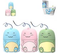 Magic Toilet Cleaning Bottle,Cute Dinosaur-Shaped Toilet Bowl Cleaner Bottle with ocean, jasmine, and peach aromas,Carrying Rope Design Not Dirty Hands can be used for three months (3,1pcs)