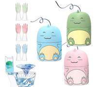 Magic Toilet Cleaning Bottle, Magic Toilet Bowl Cleaner, with Carrying Rope, No Dirty Hands, Three Fragrances, Ocean Jasmine Peach, One Bottle for 90-day (Mix)