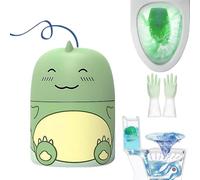 Magic Toilet Cleaning Bottle, Magic Toilet Bowl Cleaner, with Carrying Rope, No Dirty Hands, Three Fragrances, Ocean Jasmine Peach, One Bottle for 90-day (Jasmine)