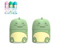 Magic Toilet Cleaning Bottle, The New 2025 Toilet Water Tank Cleaner, Cute Dinosaur-Shaped Toiletes Bowl Cleaner Bottle, with Ocean, Jasmine, And Peach Scent (Green * 2)