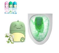 Magic Toilet Cleaning Bottle, The New 2025 Toilet Water Tank Cleaner, Cute Dinosaur-Shaped Toiletes Bowl Cleaner Bottle, with Ocean, Jasmine, And Peach Scent (Green)