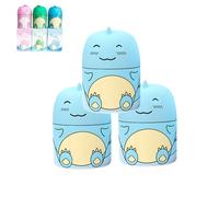 Magic Toilet Cleaning Bottle, The New 2025 Toilet Water Tank Cleaner, Cute Dinosaur-Shaped Toiletes Bowl Cleaner Bottle, with Ocean, Jasmine, And Peach Scent (Blue * 3)