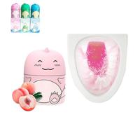 Magic Toilet Cleaning Bottle, The New 2025 Toilet Water Tank Cleaner, Cute Dinosaur-Shaped Toiletes Bowl Cleaner Bottle, with Ocean, Jasmine, And Peach Scent (Pink)
