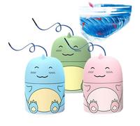 Magic Toilet Cleaning Bottle & Toilet Deodorizer Wonder, Toilet Tank Cleaner Tablets with Carrying Rope, Cute Dinosaur-Shaped Cleaning Tank Cleaner, Long-Lasting Fresh Scent (3*Mix)