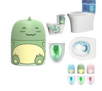 Magic Toilets Cleaning Bottle - 90-Day Automatic Toilet Tank Cleaner,Cute Dinosaur-Shaped Toilet Bowl Cleaner Bottle, Long lasting fragrance eliminates odors (Jasmine)