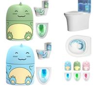 Magic Toilets Cleaning Bottle - 90-Day Automatic Toilet Tank Cleaner,Cute Dinosaur-Shaped Toilet Bowl Cleaner Bottle, Long lasting fragrance eliminates odors (Jasmine+Ocean Fragrance)