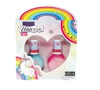 MAGIC UNICORN Nice Group - Set de Regalo Unicornio mágico, 1 Caja de Maquillaje Estilo Unicornio, 1 Kit de uñas