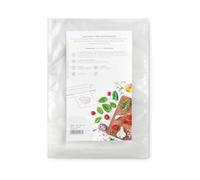 Magic Vac, 50 Bolsas de Envasado al Vacío 25x35cm, Aptas para Congelador, Frigorífico, Descongelar en Microondas, Hervir, Cocinar al Vacío en Horno o al Vapor, Sin Etiqueta, Made in Italy