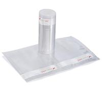 Magic Vac ACO1025 - Pack de 2 rollos con etiqueta pre-impresa, 30 cm x 6 m, Libres de BPA, se puede lavar, cocinar, usar en nevera, hervir, congelar y descongelar, color blanco