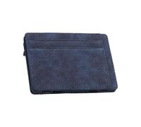 Magic Wallets - Cartera de bolsillo de piel sintética con clip mágico para dinero y tarjeteros, organizador delgado para dinero y tarjetas, elegante cartera de dinero para hombres, almacenamiento