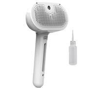 Magic Wand for Pet Hair, Lettuce Pets Steam Brush, Vip Digital Presence Dog Brush, Pet Spray Hair Removal Comb for Dogs, Yopoll Mist Massage Grooming Brush for Dogs with Steam (white)