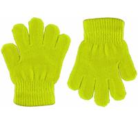 Magic Warm - Guantes de punto para niños, Neon Yellow, Taille unique