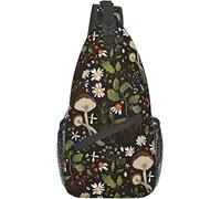 Magic Wild Mushroom Shrooms Sling Bag, Bolsos de Hombro Cruzados Multiusos, Mochila de Viaje para Senderismo en el Pecho para Mujeres y Hombres