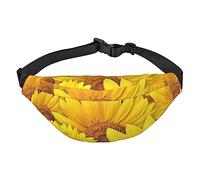 Magic Witch Witchcraft Bohemia Dibujo Viaje Correr Bolso bandolera grande para hombres y mujeres Deportes Riñonera Crossbody Bag, girasoles, Talla única, Mochila casual