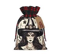 Magic Witch Witchcraft - Bolsa de cordón resistente bohemia de 4.7 x 6.9 pulgadas, bolsa de regalo moderna y práctica para necesidades diarias, 1 unidad