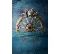 Magic Wooden Wheel Dream Journal: Lined Paperback Notebook, 6x9 inches, 120 cream pages