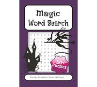 Magic Word Book Search Book: Word Searches with Easy to Read Print about Magic, Spells, Wizards and More | 6x9 inches, 110 pages | 50+ Puzzles ... Gift for Vacations, Holidays and Free Times