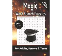 Magic Word Search Puzzle: 50+ Puzzles Word Search Easy to Read about Magic and More | 6x9 inches, 110 pages | Gift for Magic, Fantasy & Wizard Lover