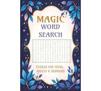 Magic Word Search Puzzle Book: Fun and Easy-to-Read Puzzles About Symbols, Charms, and Wizards for Kids, Teens, and Adults